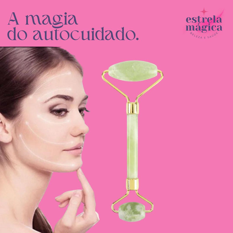 Rolinho de Jade Facial - O Segredo Antigo para uma Beleza Sem Idade