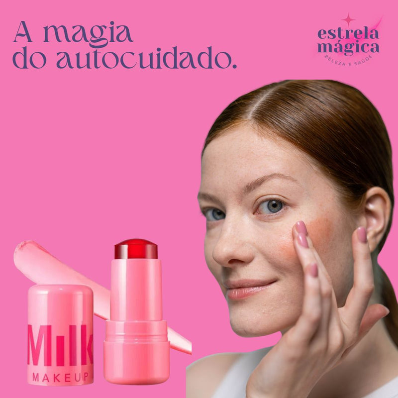 Blush em Bastão Milk: Beleza e Praticidade em um Só Produto