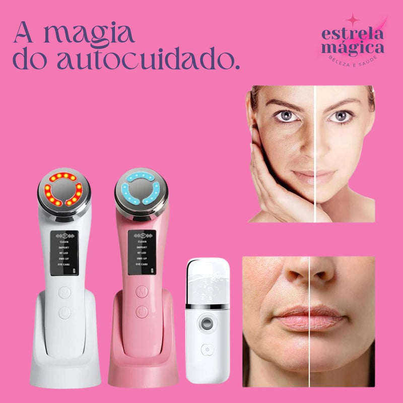 Massageador Facial de Alta Frequência com Terapia de Luz LED: Sua Solução Definitiva para uma pele Linda